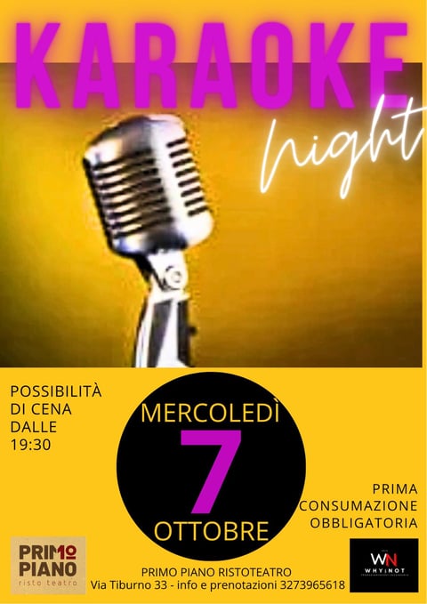 Karaoke Dinner Show
