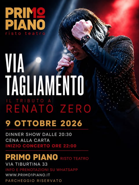 Tributo a Renato Zero & Dinner