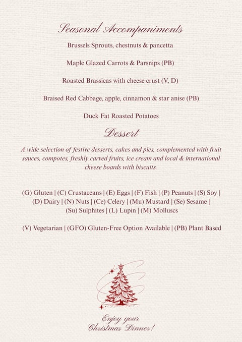 Christmas Eve Buffet Dinner