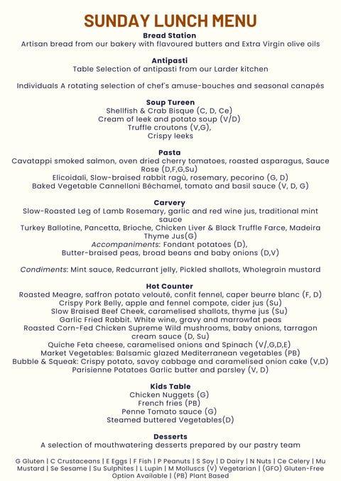 Sunday Buffet Lunch @ Terramar Restaurant